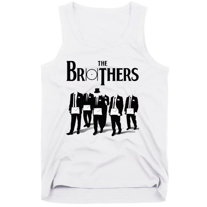 The Brothers Together The Point Within A Circle Masonic Tank Top