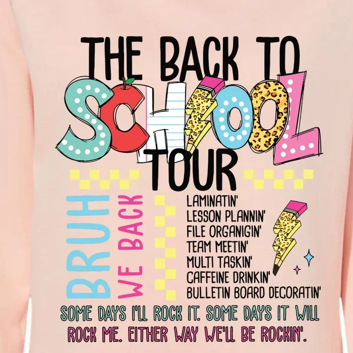 The Back To School Bruh We Back Womens California Wash Sweatshirt