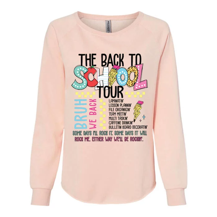 The Back To School Bruh We Back Womens California Wash Sweatshirt