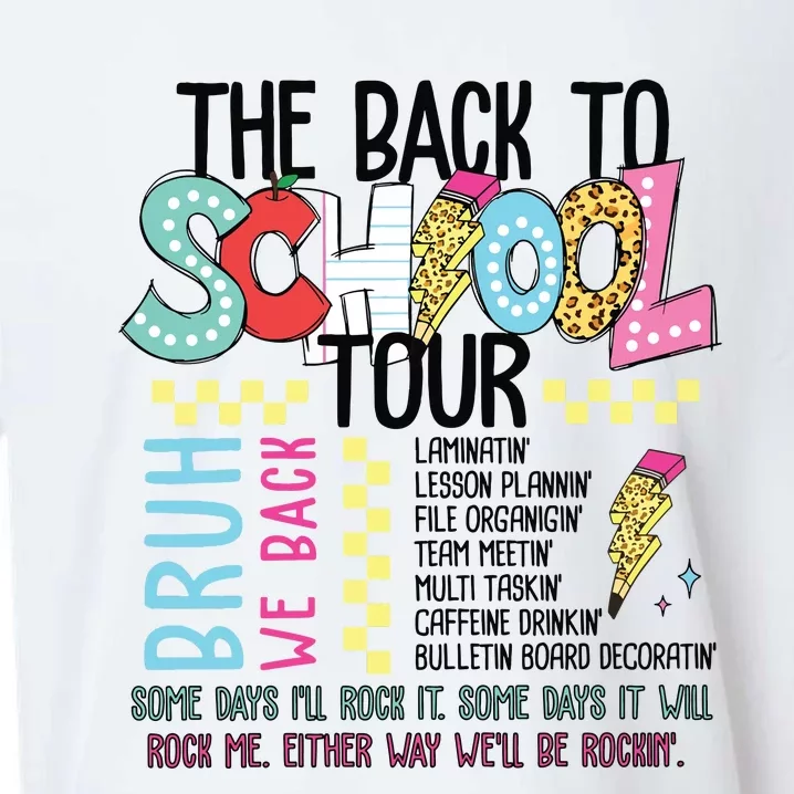 The Back To School Bruh We Back Sueded Cloud Jersey T-Shirt