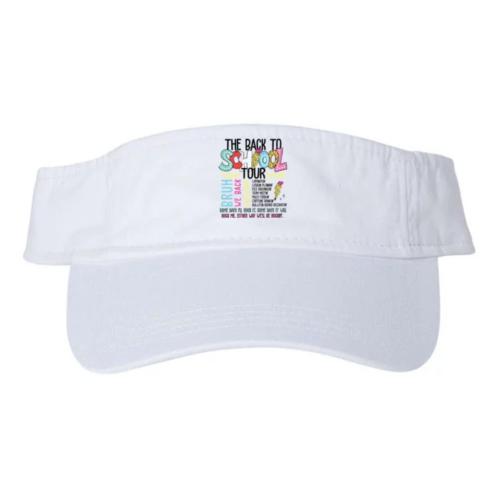 The Back To School Bruh We Back Valucap Bio-Washed Visor