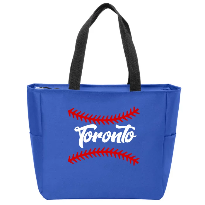 Toronto Baseball Team Fan Cute Gift Zip Tote Bag