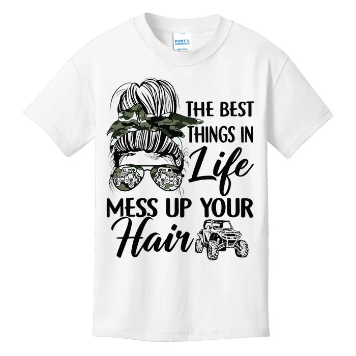 The Best Things In Life Mess Up Your Hair UTV SXS Funny Kids T-Shirt