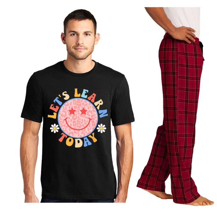 Teacher  back to school Let's Learn Today students Pajama Set