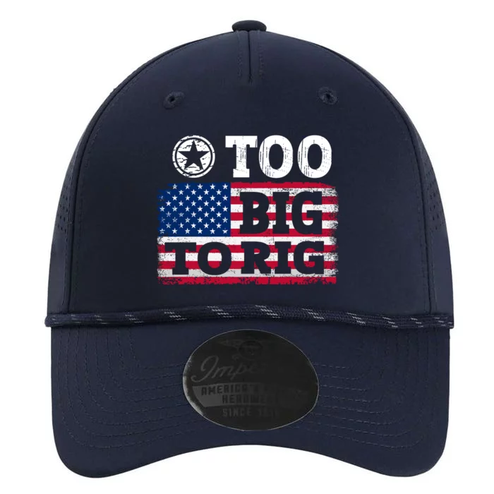 Too Big To Rig Saying Trump 2024 Performance The Dyno Cap