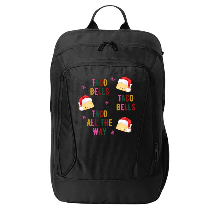 Taco Bells Taco All The Way Funny Christmas City Backpack