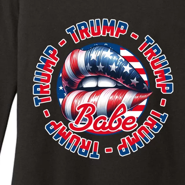 Trump Babe Womens CVC Long Sleeve Shirt