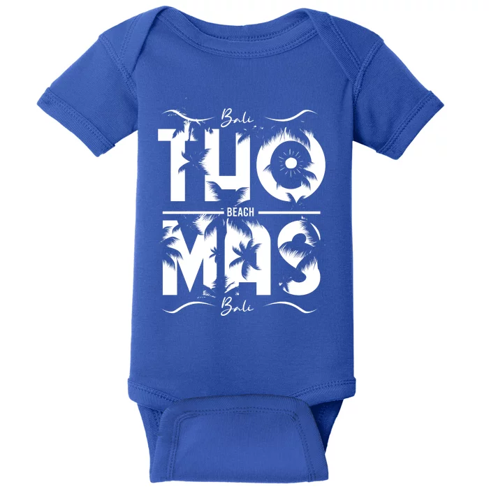 Thomas Beach Baby Bodysuit