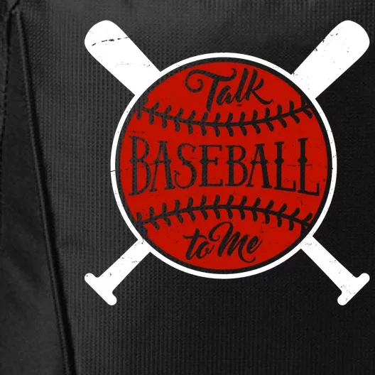 Talk Baseball To Me City Backpack