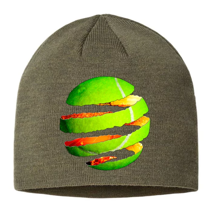 Tennis Ball Tear 8 1/2in Sustainable Knit Beanie