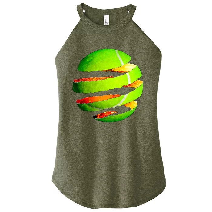 Tennis Ball Tear Women’s Perfect Tri Rocker Tank