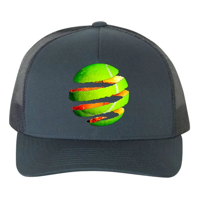 Tennis Ball Tear Yupoong Adult 5-Panel Trucker Hat