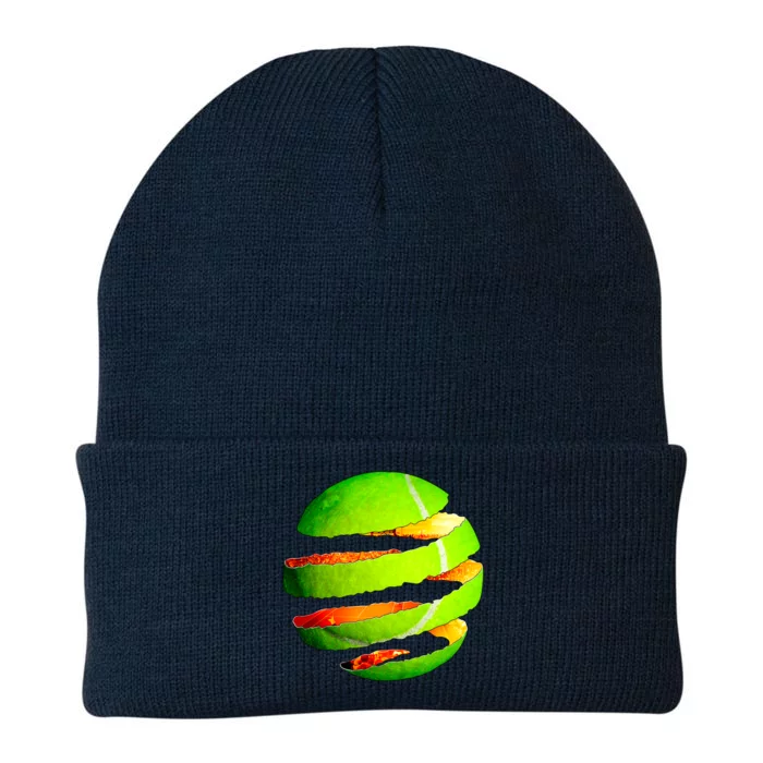 Tennis Ball Tear Knit Cap Winter Beanie