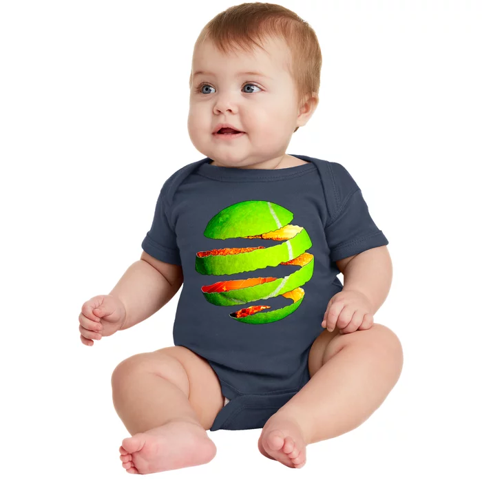 Tennis Ball Tear Baby Bodysuit