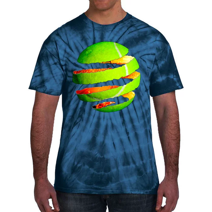 Tennis Ball Tear Tie-Dye T-Shirt