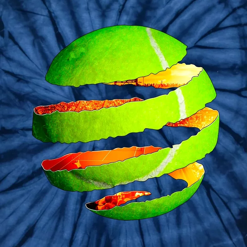 Tennis Ball Tear Tie-Dye T-Shirt