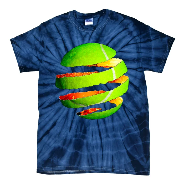 Tennis Ball Tear Tie-Dye T-Shirt