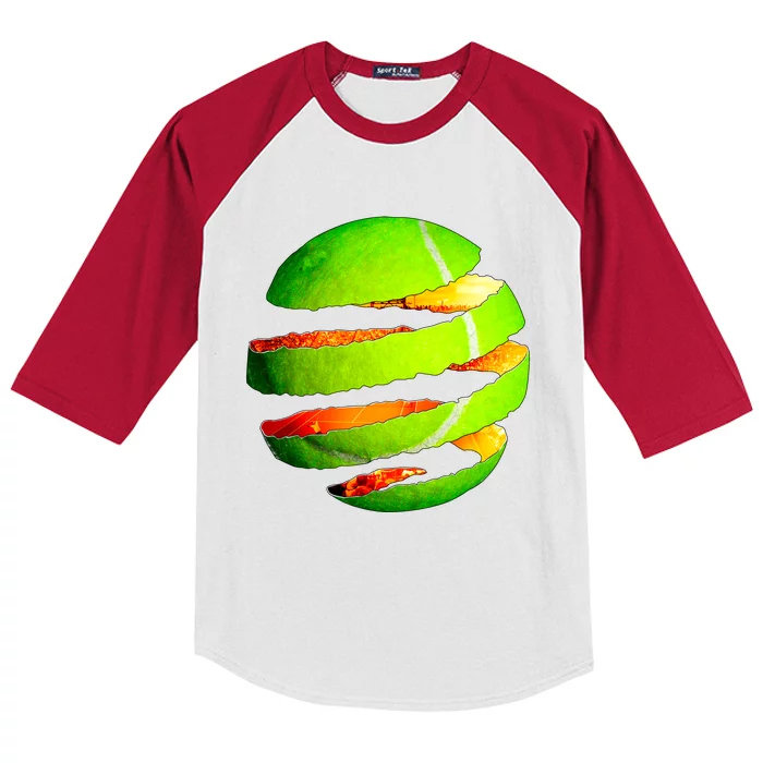 Tennis Ball Tear Kids Colorblock Raglan Jersey