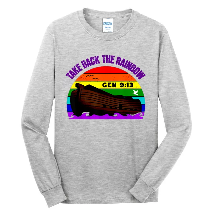 Take Back The Rainbow Pride In Gods Covenant And Promise Tall Long Sleeve T-Shirt