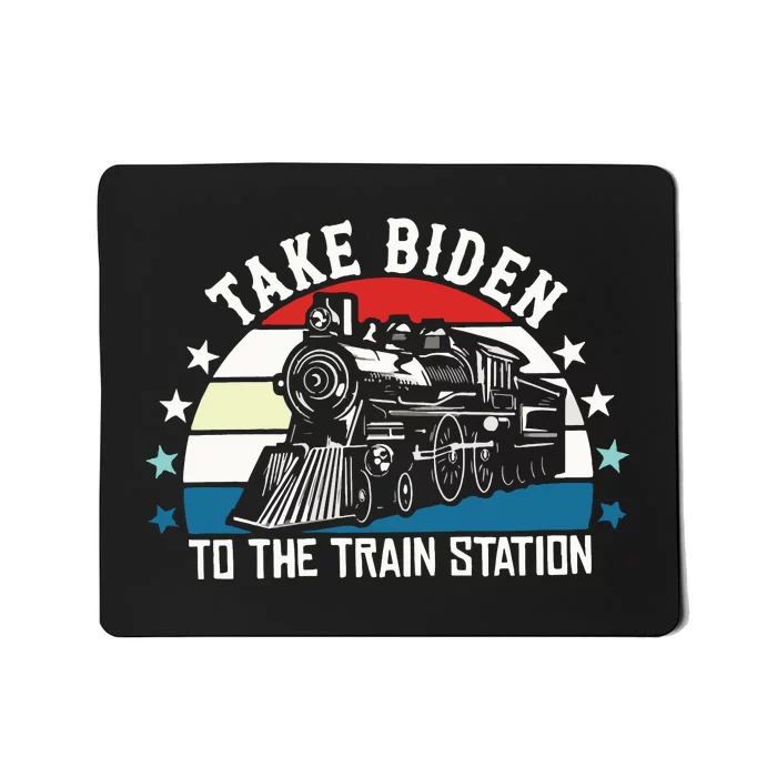 Take Biden To The Train Station Yellowstone Mousepad