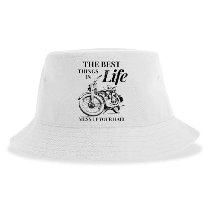 The Best Things In Life Mess Up Your Hair Sustainable Bucket Hat