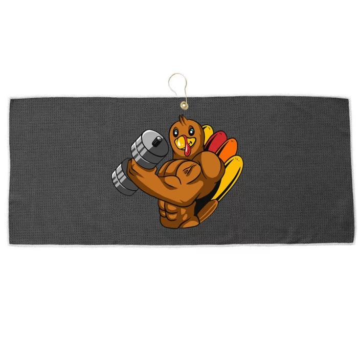 Turkey Bodybuilding Thanksgiving Day Gym Workout Fitness Large Microfiber Waffle Golf Towel