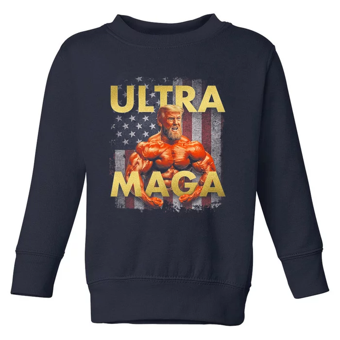 Trump Buff Ultra MAGA Toddler Sweatshirt