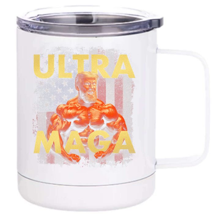 Trump Buff Ultra MAGA Front & Back 12oz Stainless Steel Tumbler Cup