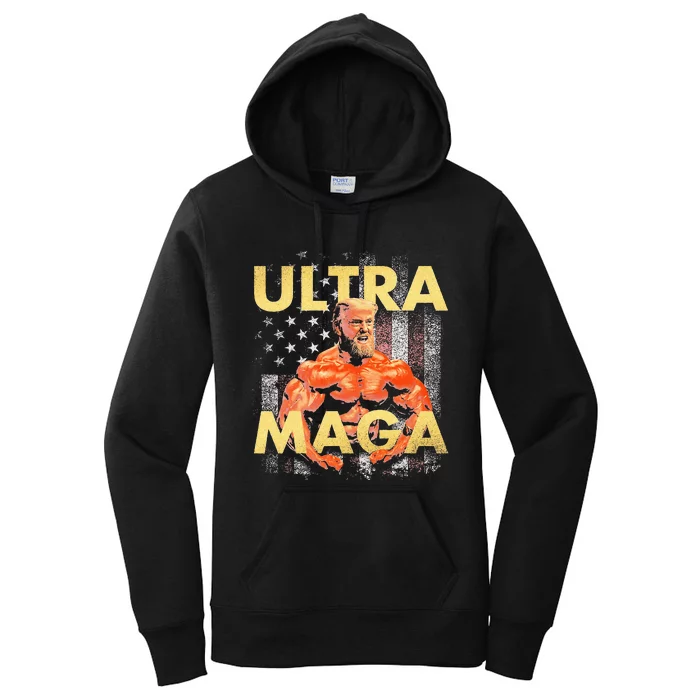 Trump Buff Ultra Maga Women's Pullover Hoodie