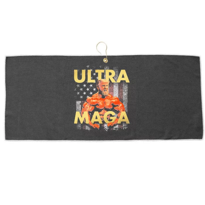 Trump Buff Ultra Maga Large Microfiber Waffle Golf Towel