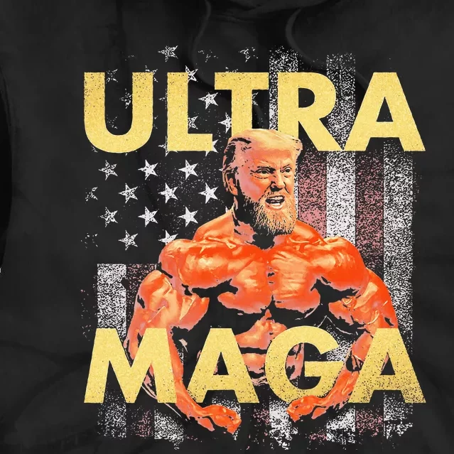 Trump Buff Ultra Maga Tie Dye Hoodie