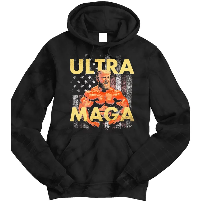 Trump Buff Ultra Maga Tie Dye Hoodie