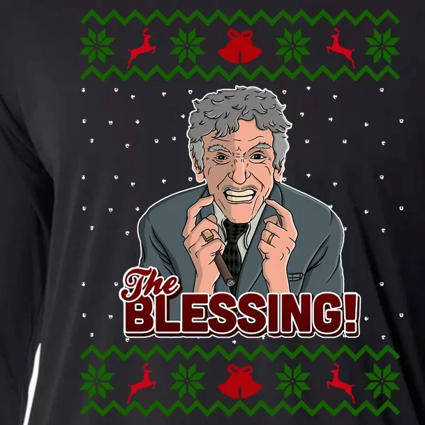 The Blessing Ugly Christmas Sweater Family Christmas Cooling Performance Long Sleeve Crew