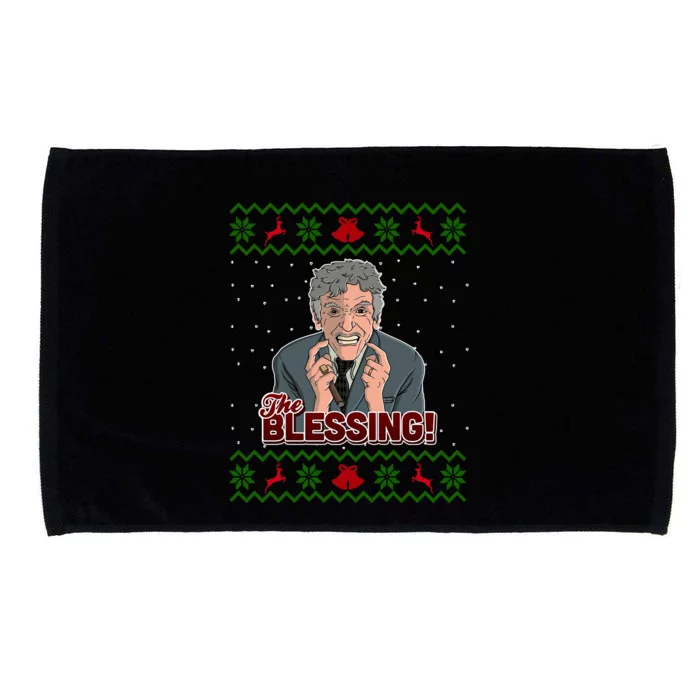 The Blessing Ugly Christmas Sweater Family Christmas Microfiber Hand Towel