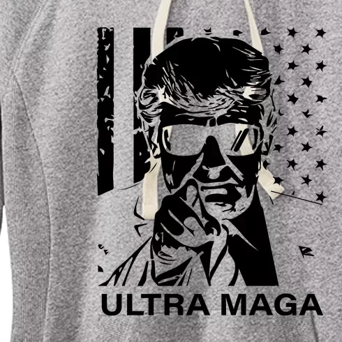 Trump Buff Ultra MAGA Women's Fleece Hoodie