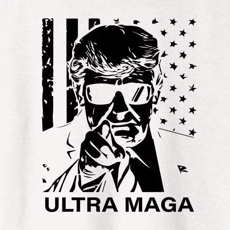 Trump Buff Ultra MAGA Women's Crop Top Tee