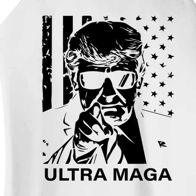 Trump Buff Ultra MAGA Women’s Perfect Tri Rocker Tank