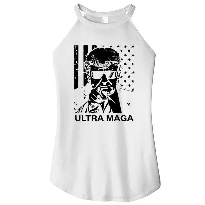 Trump Buff Ultra MAGA Women’s Perfect Tri Rocker Tank