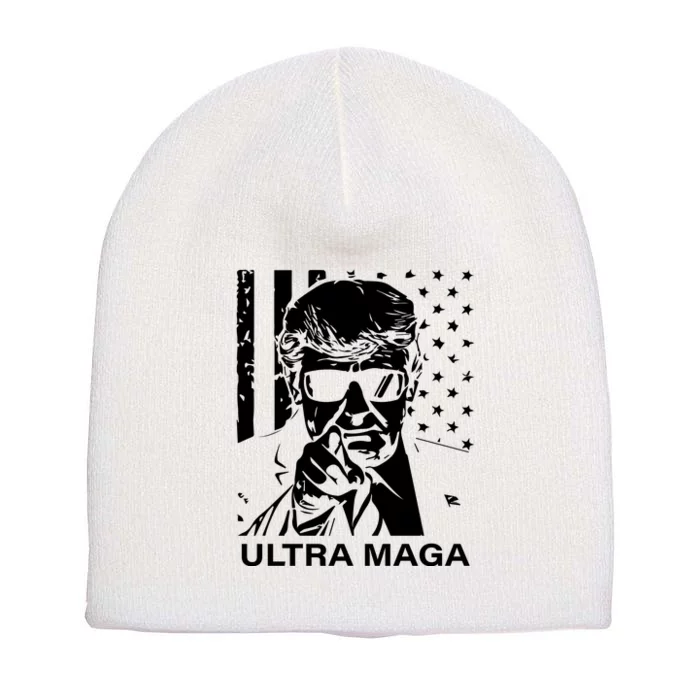 Trump Buff Ultra MAGA Short Acrylic Beanie