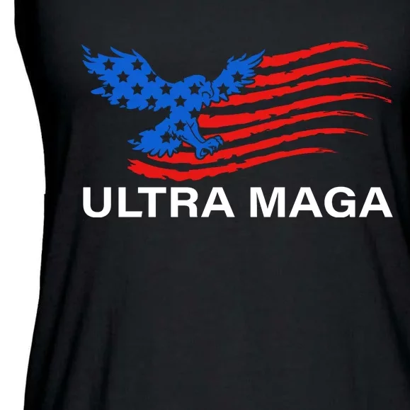 Trump Buff Ultra MAGA Ladies Essential Flowy Tank