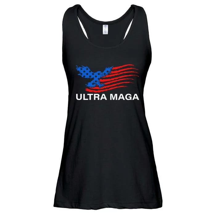 Trump Buff Ultra MAGA Ladies Essential Flowy Tank