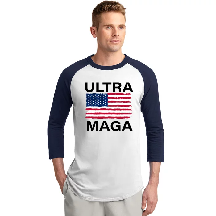 Trump Buff Ultra MAGA Baseball Sleeve Shirt