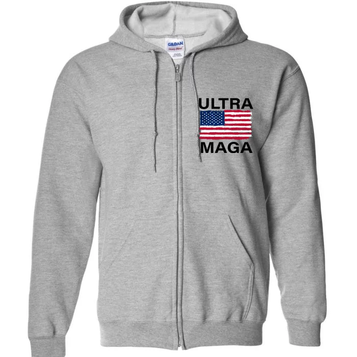 Trump Buff Ultra MAGA Full Zip Hoodie