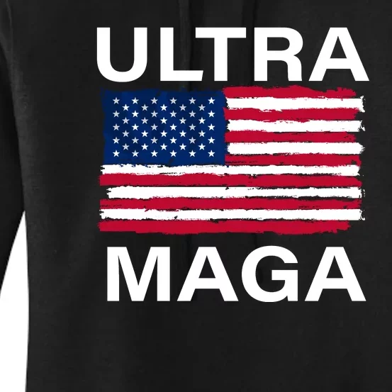 Trump Buff Ultra MAGA Women's Pullover Hoodie