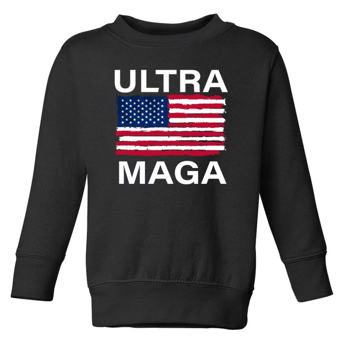 Trump Buff Ultra MAGA Toddler Sweatshirt