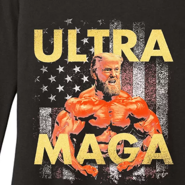 Trump Buff Ultra Maga Womens CVC Long Sleeve Shirt