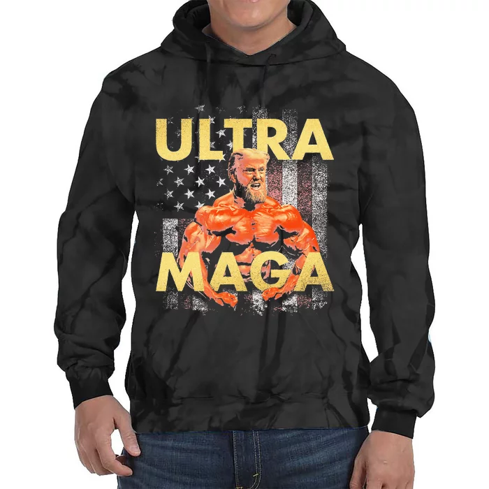 Trump Buff Ultra Maga Tie Dye Hoodie