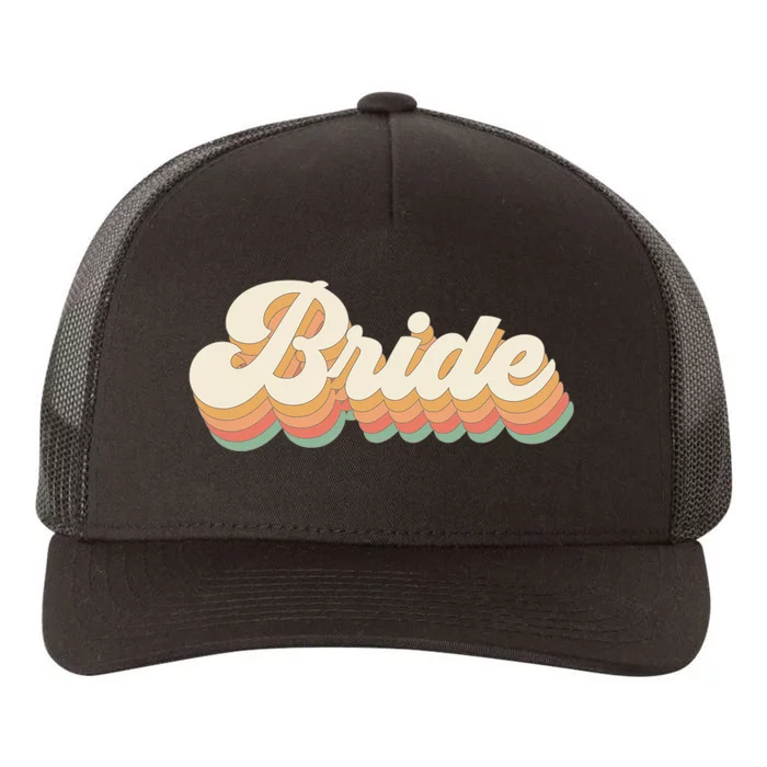 Team Bride Vintage Bachelorette Party Yupoong Adult 5-Panel Trucker Hat