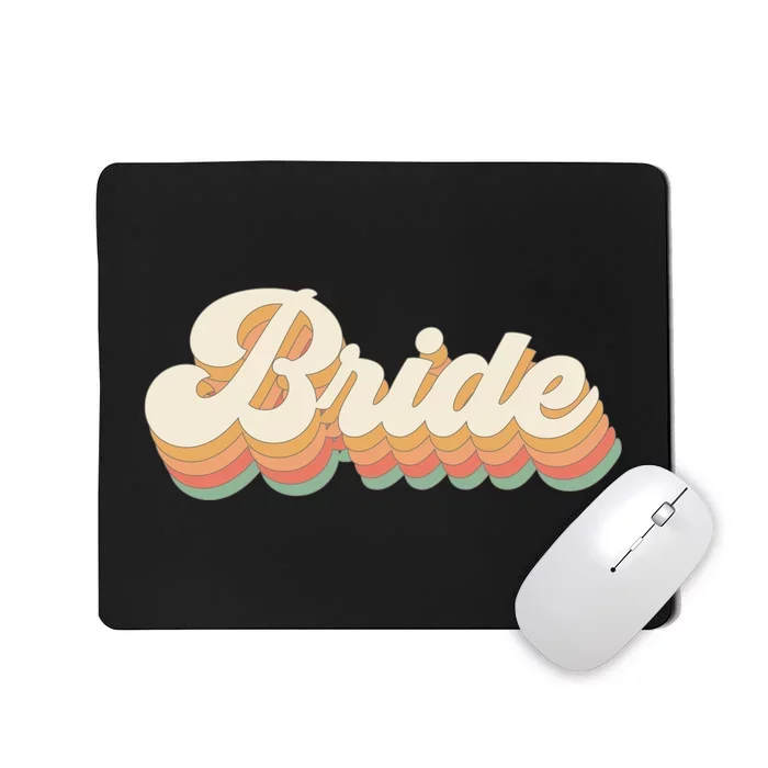 Team Bride Vintage Bachelorette Party Mousepad