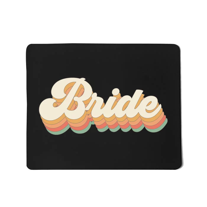 Team Bride Vintage Bachelorette Party Mousepad